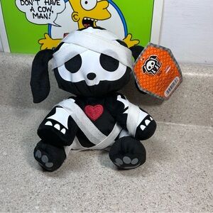 Skelanimals Dax in Disguise Target Exclusive Mummy Dog Beanbag Plush 7”